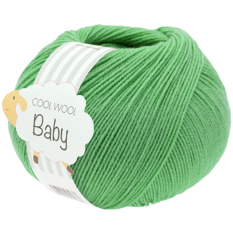 Lana Grossa Cool Wool Baby 325 Jadgrön