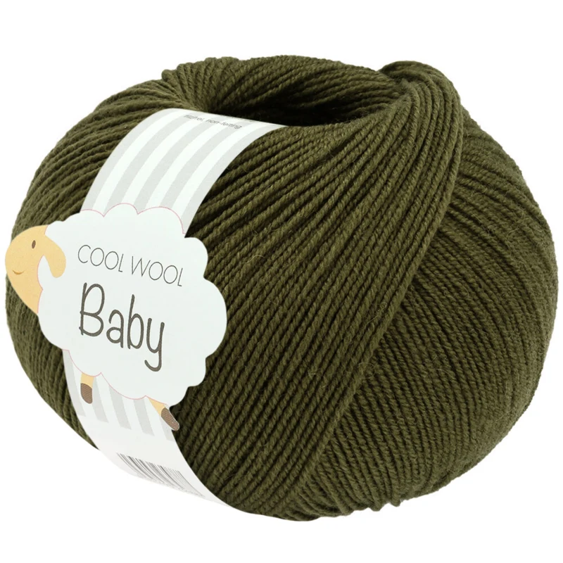 Lana Grossa Cool Wool Baby 349 Skogsgrön