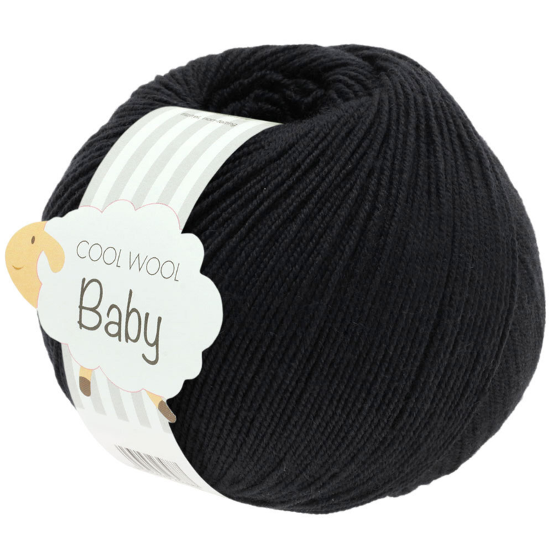 Lana Grossa Cool Wool Baby 278 Svart