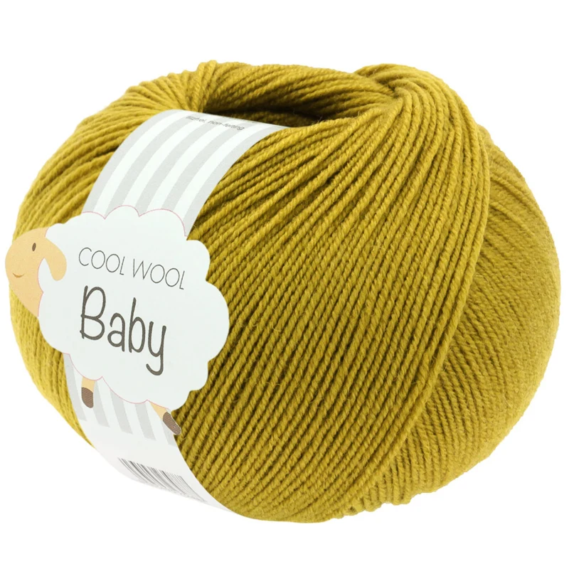 Lana Grossa Cool Wool Baby 346 Senapsgul