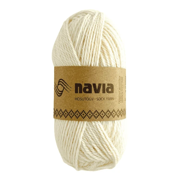 Navia Sock Yarn 501 Vit