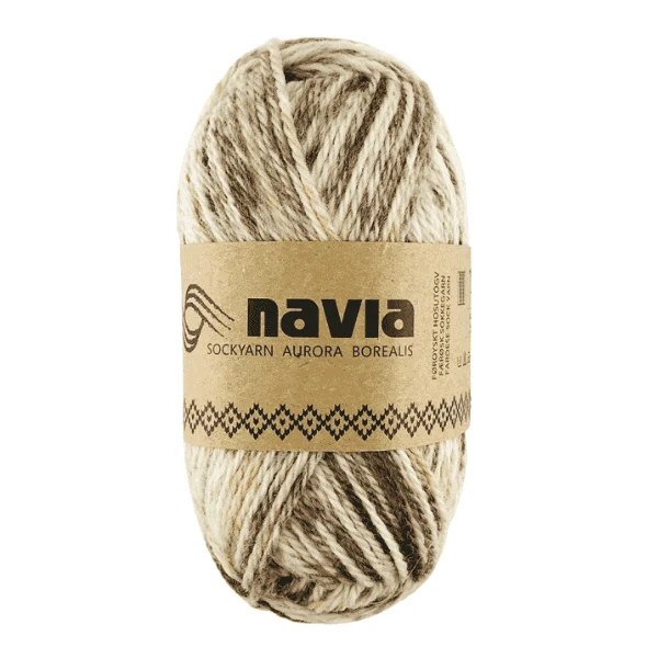 Navia Sock Yarn 522 Brun/beige