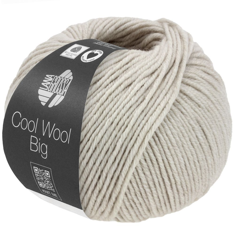 Lana Grossa Cool Wool Big 1691 Greige melerad