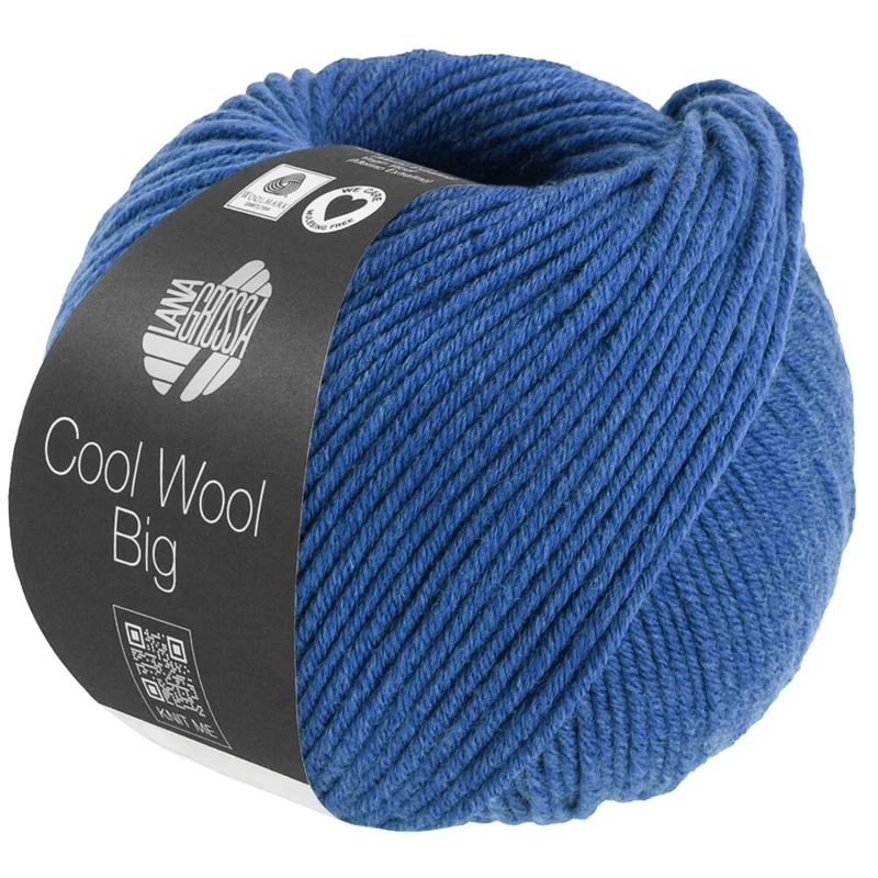 Lana Grossa Cool Wool Big 1703 Blå melerad