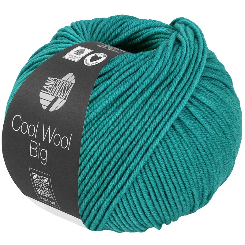Lana Grossa Cool Wool Big 1043 Turkosgrön
