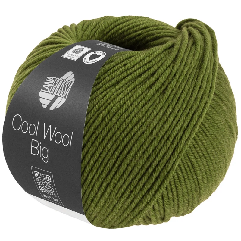 Lana Grossa Cool Wool Big 1706 Oliv melerad