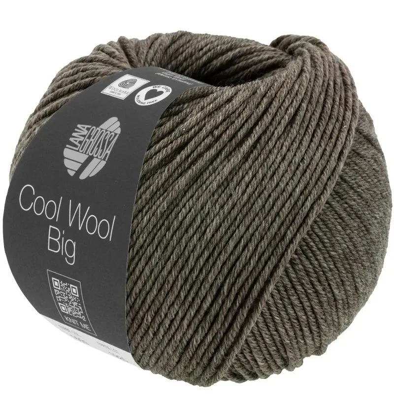 Cool Wool Big 1622 Mörkbrun melerad