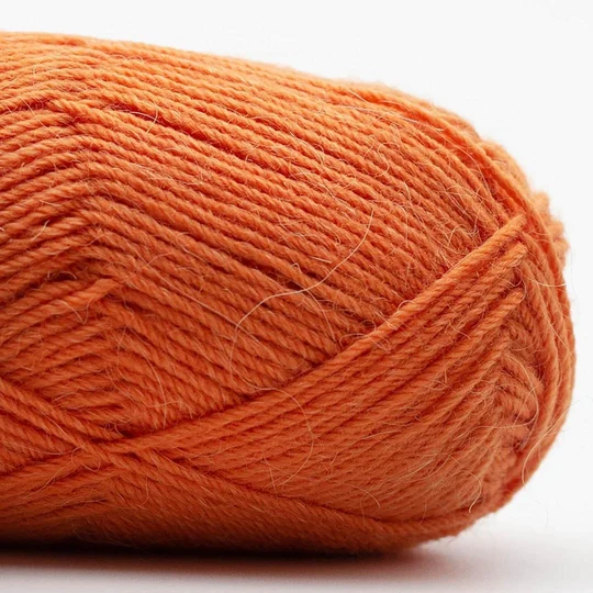 Kremke Soul Wool Edelweiss Alpaka 019 Mörk orange