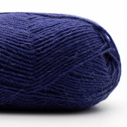 Kremke Soul Wool Edelweiss Alpaka 042 Blå violett