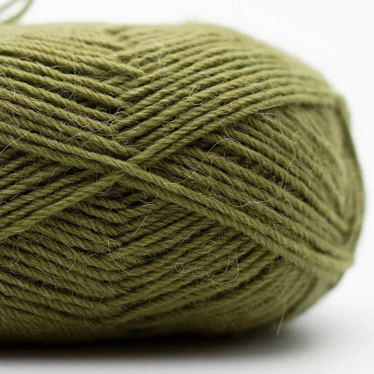 Kremke Soul Wool Edelweiss Alpaka 048 Olivkvist