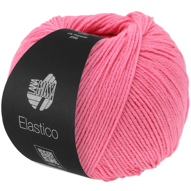 Lana Grossa Elastico 178 Polkagrisrosa