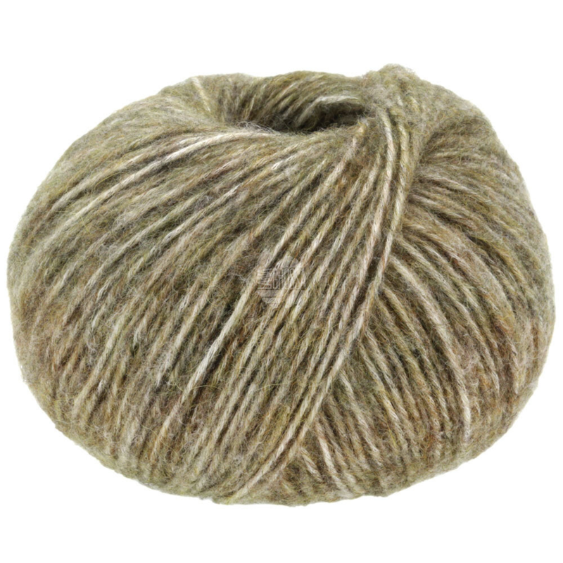 Lana Grossa Natural Alpaca Pelo 21 Högrön melerad