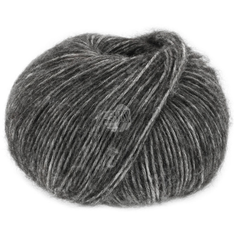 Lana Grossa Natural Alpaca Pelo 04 Mörkgrå melerad