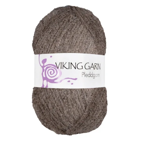 Viking Pleddgarn 707 Mörkbrun