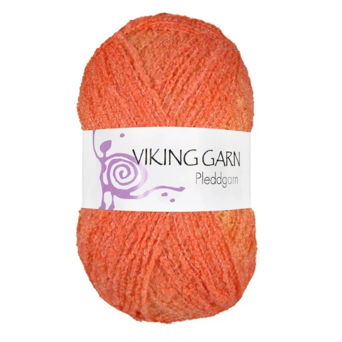 Viking Pleddgarn 752 Gul/orange