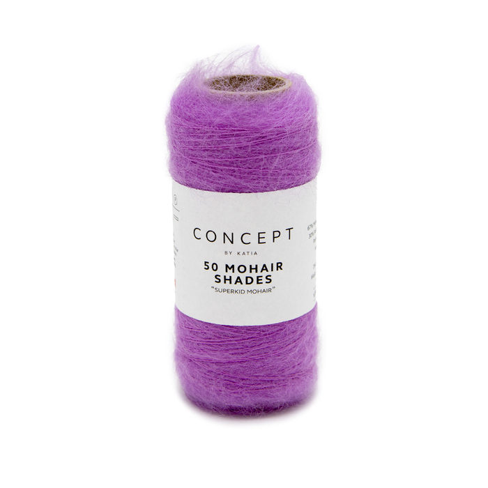 Katia 50 Mohair Shades 37 Mauve (ljusare än bilden)