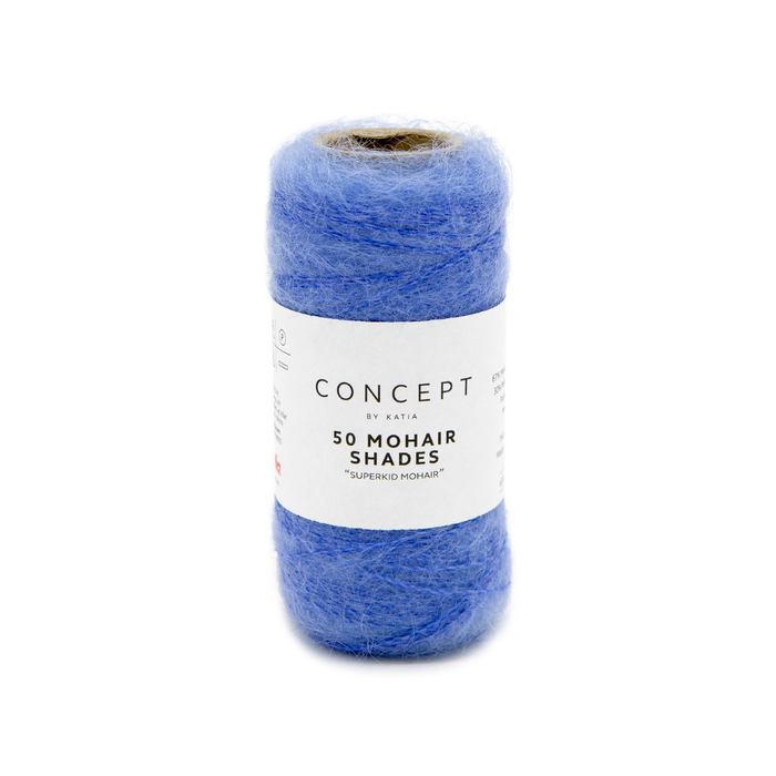 Katia 50 Mohair Shades 31 Blå (ljusare än bilden)