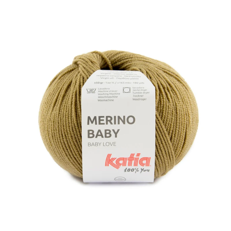 Katia Merino Baby 150 Olivbrun