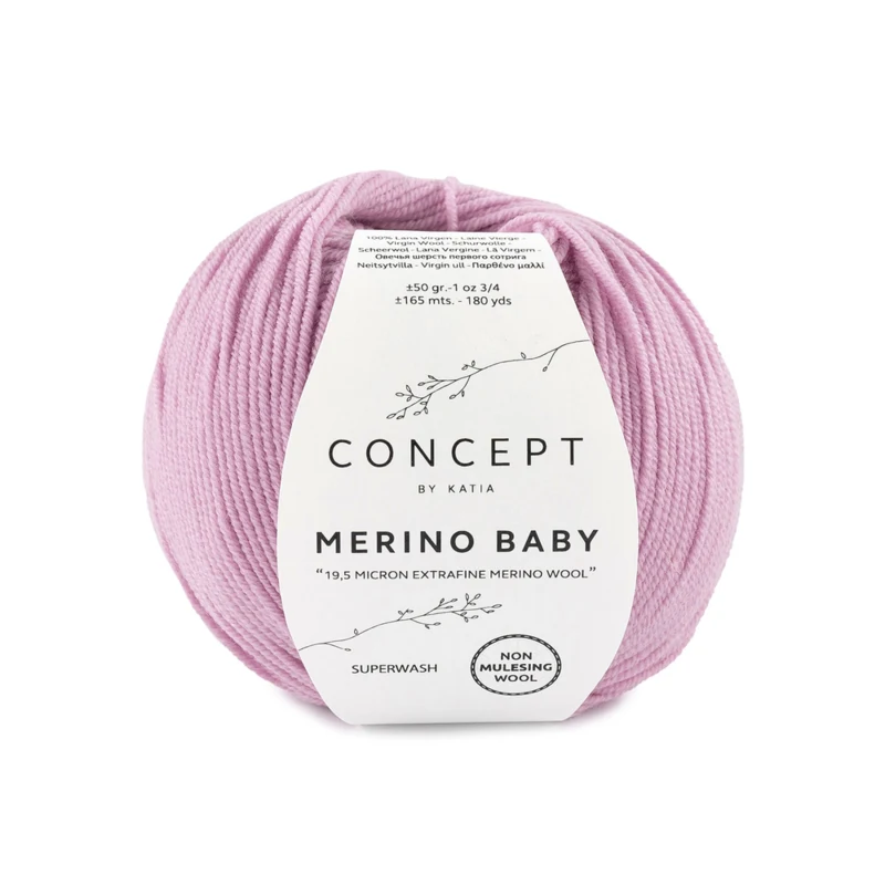 Katia Concept Merino Baby 069 Mellanrosa
