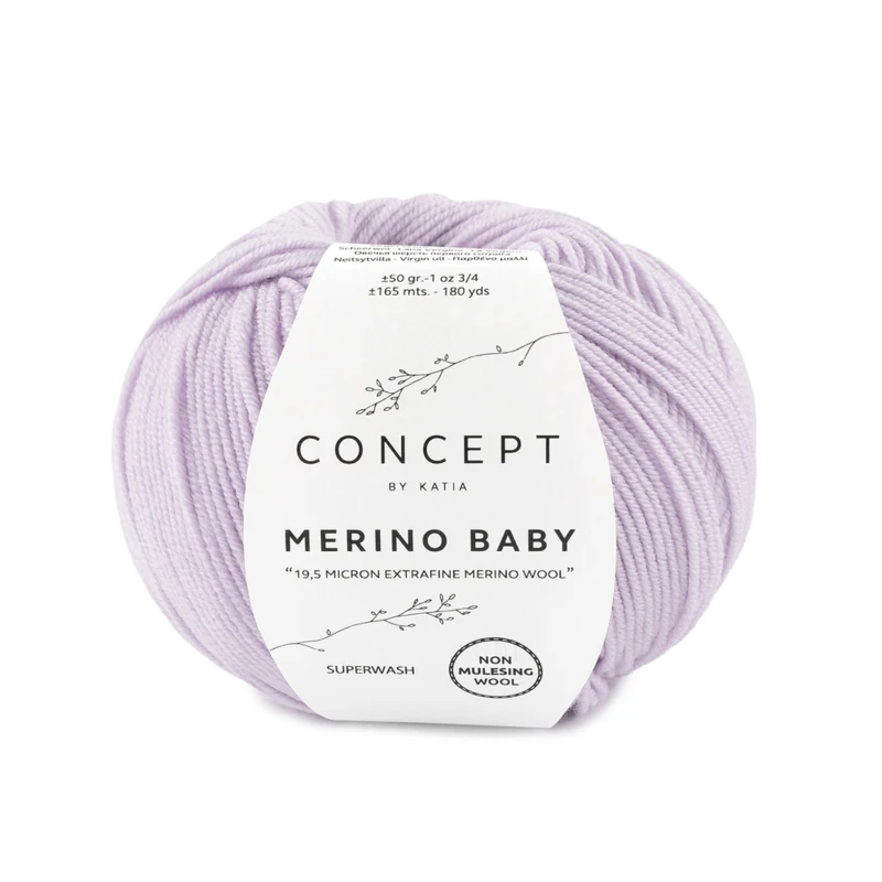Katia Concept Merino Baby 066 Ljus lila