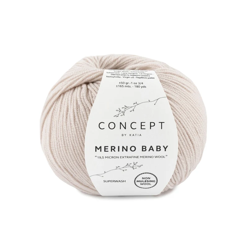 Katia Concept Merino Baby 027 Ljus beige