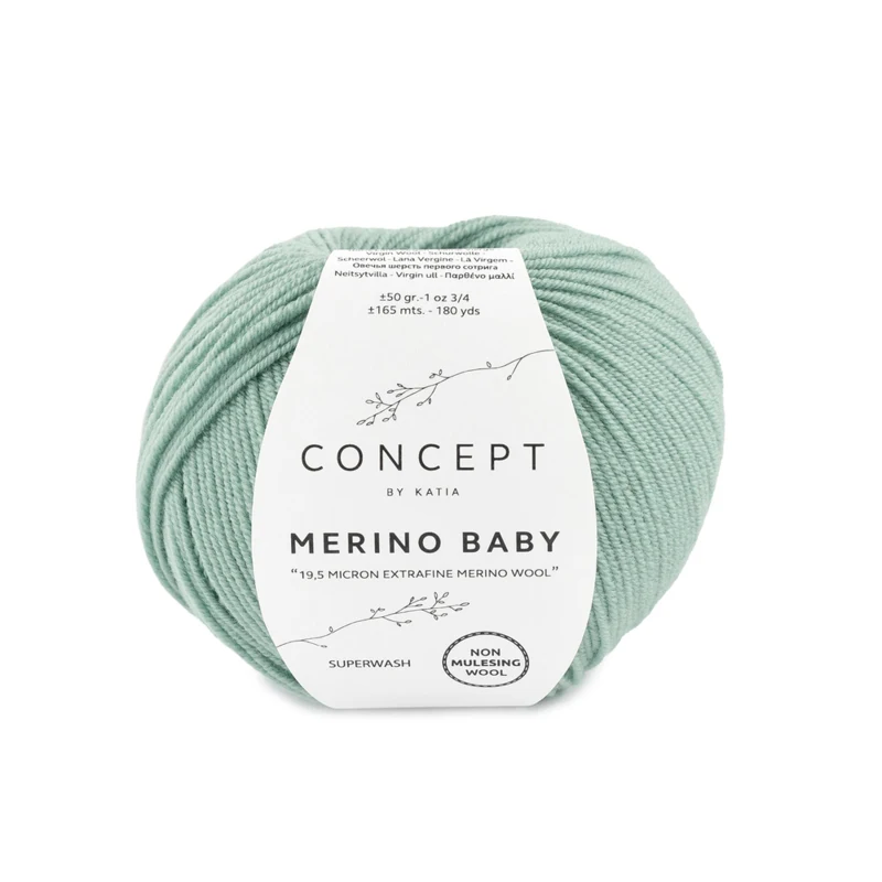 Katia Concept Merino Baby 086 Mintgrön