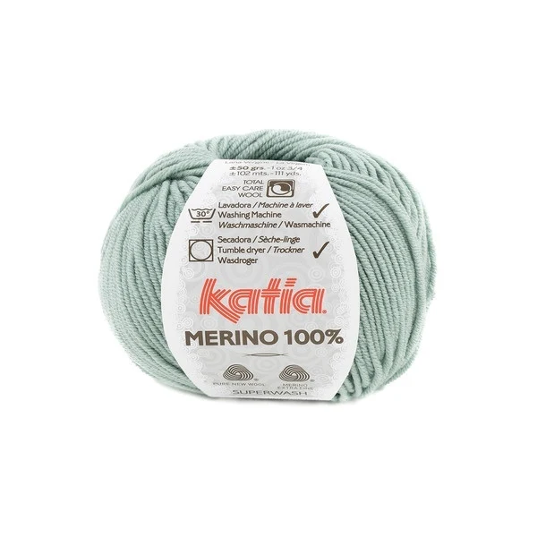 Katia Merino 100% 084 Reseda grön