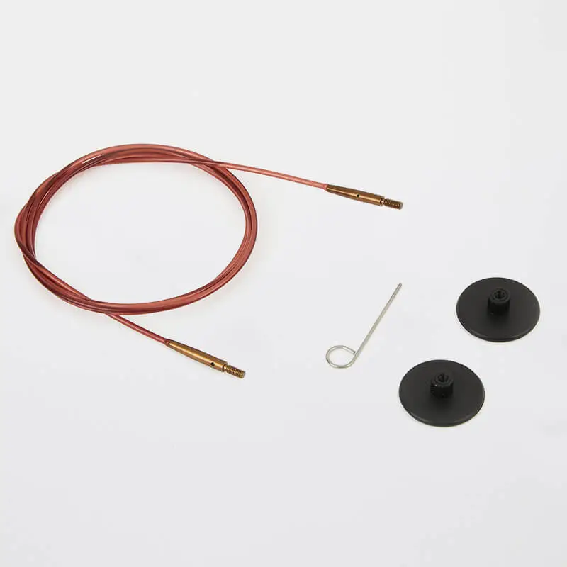 KnitPro Wire Brun (40-150 cm)