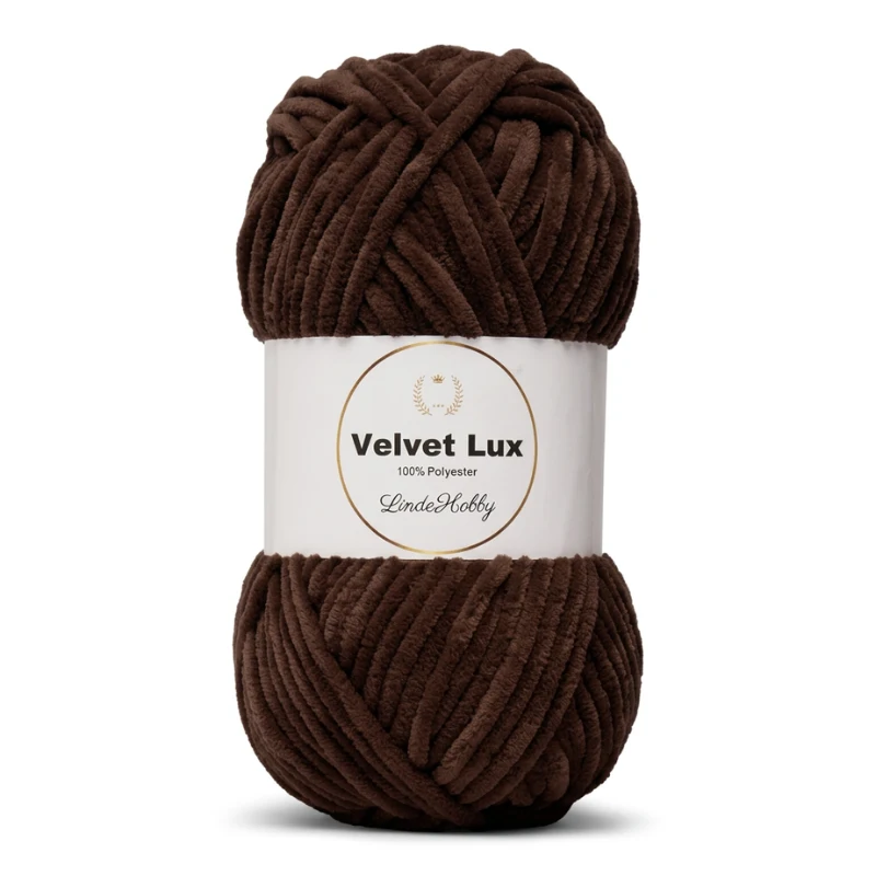 LindeHobby Velvet Lux 48 Chokladbrun