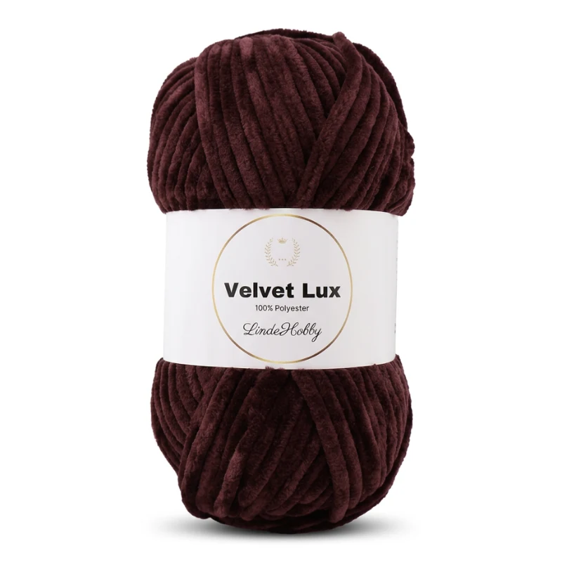 LindeHobby Velvet Lux 57 Mörk plommon