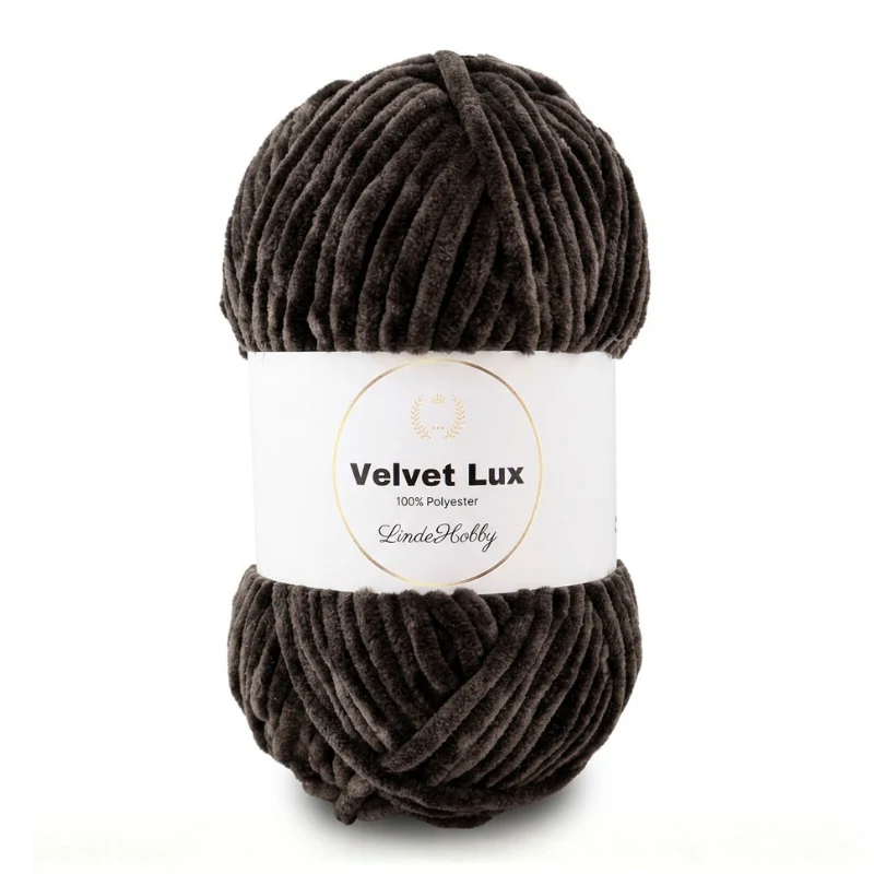 LindeHobby Velvet Lux 47 Kolgrå
