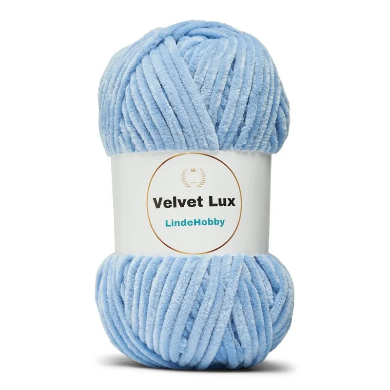 LindeHobby Velvet Lux 23 Ljusblå