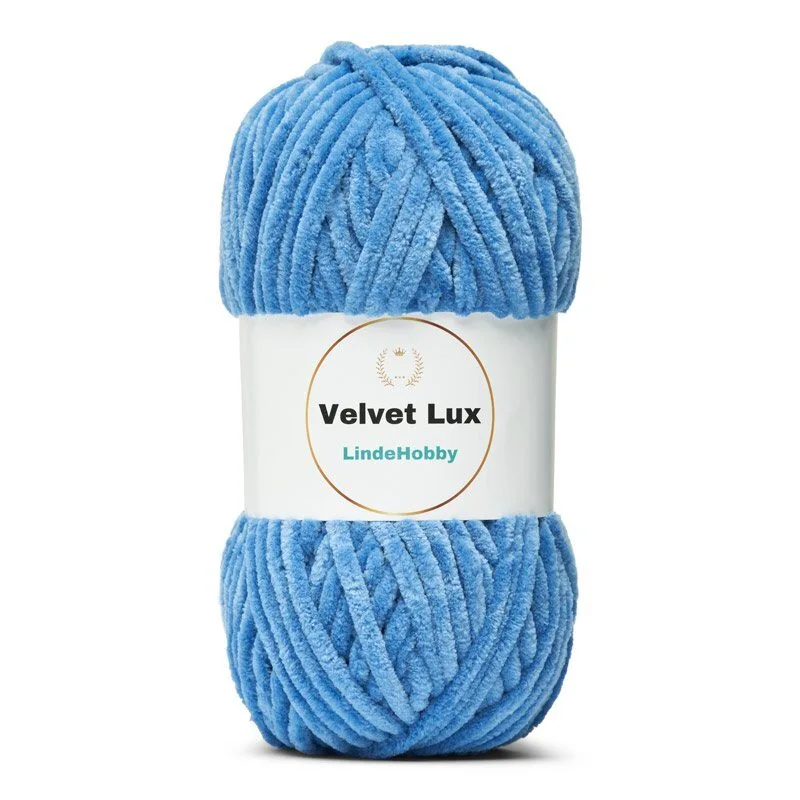 LindeHobby Velvet Lux 25 Jeansblå
