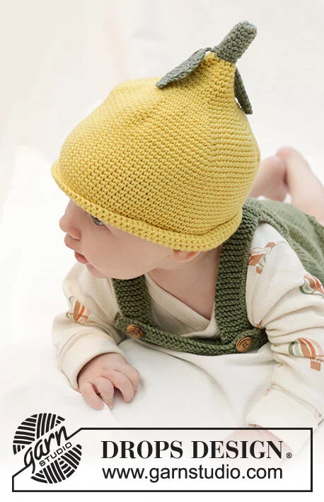 45-12 Sweet Lemon Hat by DROPS Design
