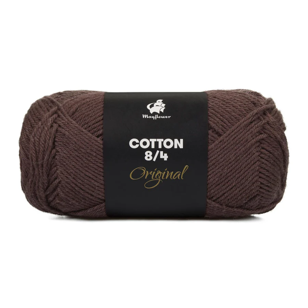 Mayflower Cotton 8/4 1436 Mörk brun
