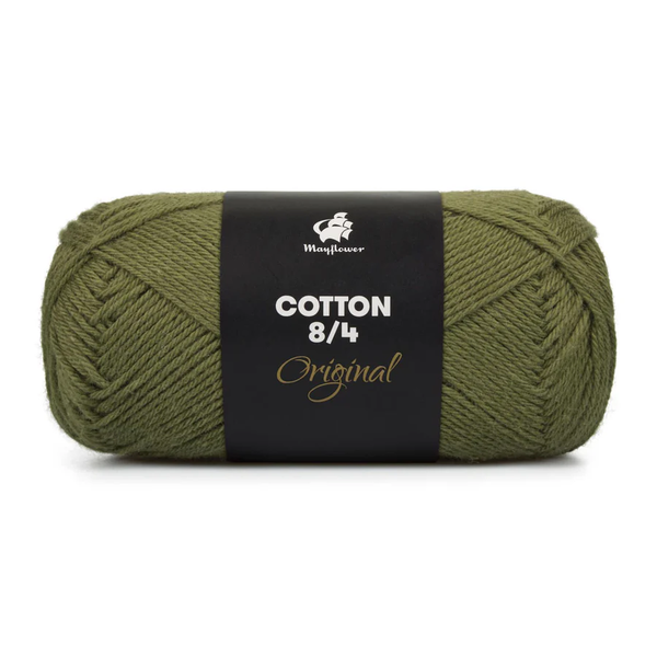 Mayflower Cotton 8/4 1487 Ljus armygrön