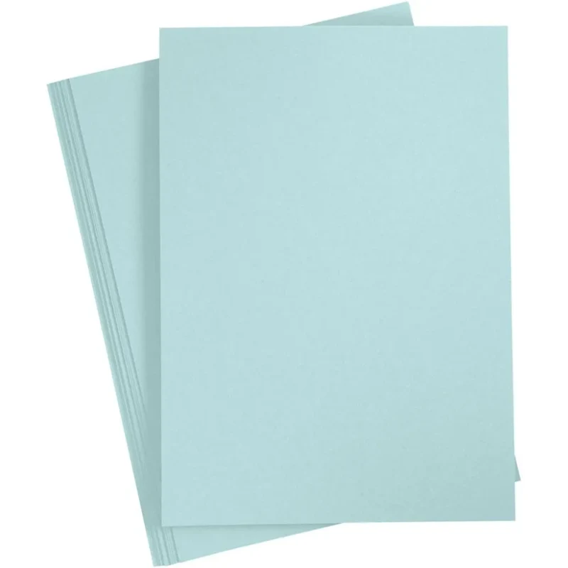 Papper, 20 st, A4 - Ljusblå