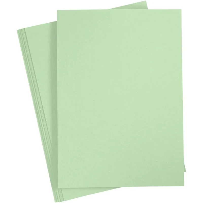Papper, 20 st, A4 - Ljusgrön