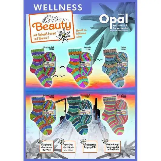 Opal Beauty 3 Wellness 4-ply