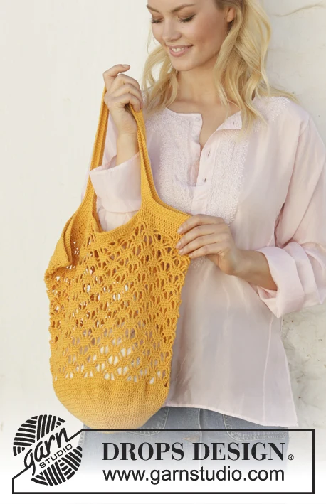 200-35 Pineapple Tote by DROPS Design