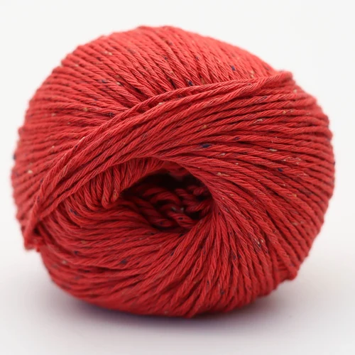 Erika Knight Gossypium Cotton Tweed 30 Äkta röd