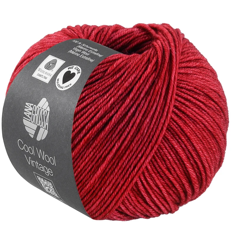Lana Grossa Cool Wool Vintage 98 Eldröd