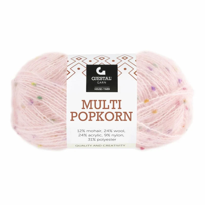 Gjestal Multi Popkorn 504 Ljusrosa