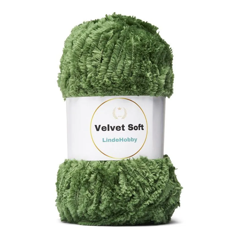 LindeHobby Velvet Soft 17 Olivgrön
