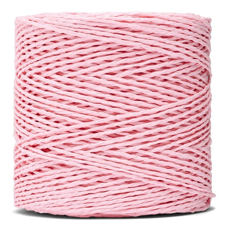 LindeHobby Twisted Paper Yarn 14 Ljusrosa