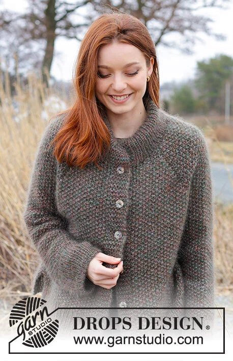244-3 Forest Trails Cardigan by DROPS Design