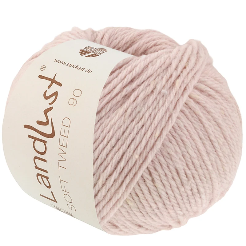 Lana Grossa Landlust Soft Tweed 90 31 Ljusrosa melerad