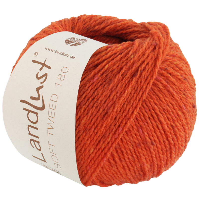 Lana Grossa Landlust Soft Tweed 180 124 Orange melerad