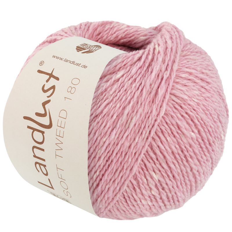 Lana Grossa Landlust Soft Tweed 180 118 Rosa melerad