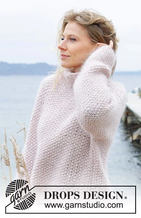 243-16 Dandelion Wish Sweater by DROPS Design
